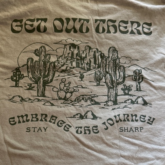 Olive Green Graphic T-Shirt - Picture 4 of 4